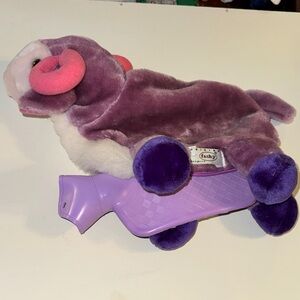 Vintage Kushel Fashy Original RARE Plush Ram Hot Water Bottle Holder
